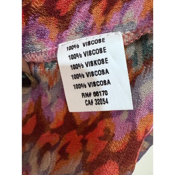 Blank London Womens Petite Medium Multicolor Boho Blouse - Anthropologie - Picture 7 of 8